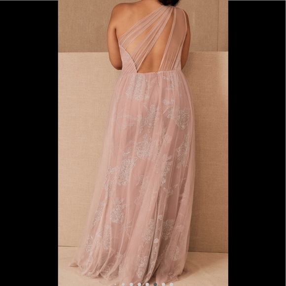 NWT Hayley Paige x BHLDN one shoulder tulle gown - Picture 11 of 11